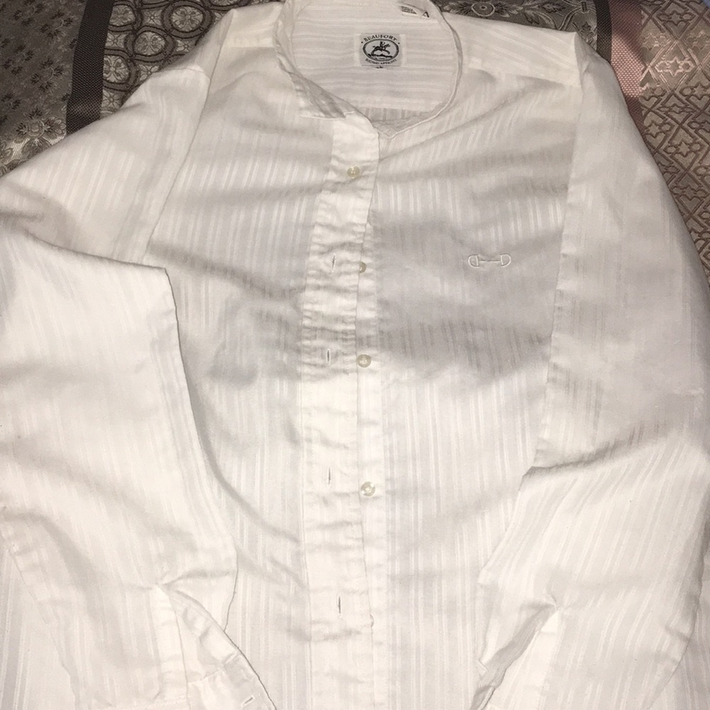 White Beaufort shirt size 14/36. Ratcatcher.